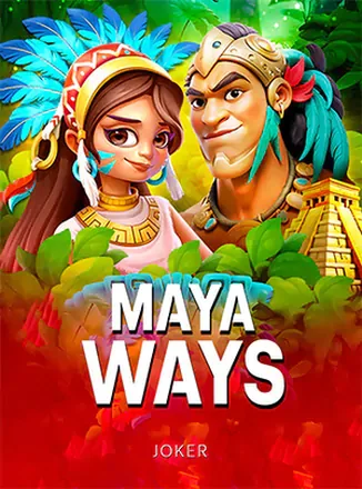 ภาพหน้าปกเกมสล็อต Maya Ways ธีมอารยธรรมโบราณมายาจาก Joker