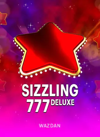 ภาพหน้าปกเกมสล็อต Sizzling 777 Deluxe ธีมเลขเจ็ดนำโชคจาก Wazdan